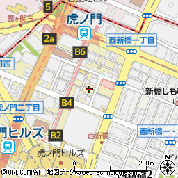 東京都港区虎ノ門1丁目11周辺の地図