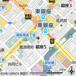鮨三原橋銀九郎周辺の地図