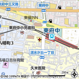 サミットストア東府中店周辺の地図