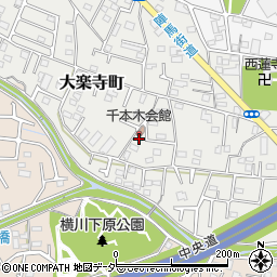 東京都八王子市大楽寺町605周辺の地図