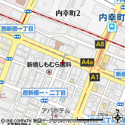 トヨタモビリティサービス西新橋店周辺の地図