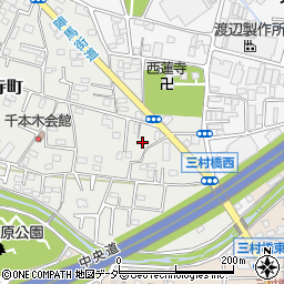 東京都八王子市大楽寺町585周辺の地図