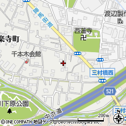 東京都八王子市大楽寺町589周辺の地図