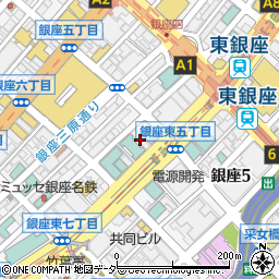 さわやか信用金庫銀座支店周辺の地図