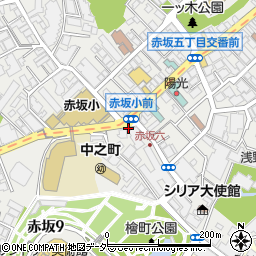 フラワー・クリーニング　赤坂店周辺の地図