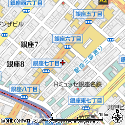 東京都中央区銀座7丁目9周辺の地図