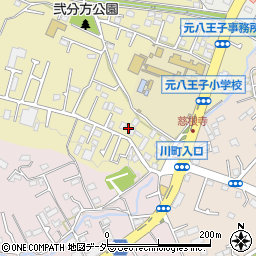 東京都八王子市弐分方町702周辺の地図