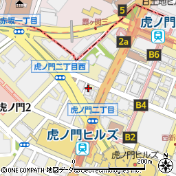 東京都港区虎ノ門2丁目5-21周辺の地図