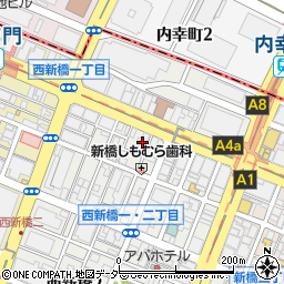 ゴルフエフォート新橋店周辺の地図