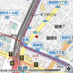 株式会社台東第一興商　銀座支店周辺の地図