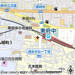 みずほ銀行東府中駅前 ＡＴＭ周辺の地図