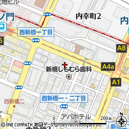 東京都港区西新橋1丁目10-12周辺の地図