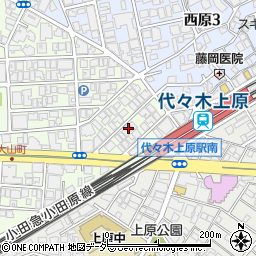 東京都渋谷区大山町46周辺の地図