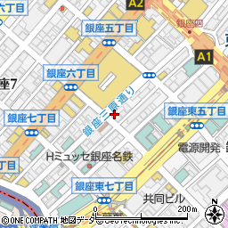 薬局くすりの福太郎銀座店周辺の地図