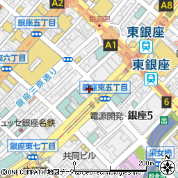 アロフト東京銀座周辺の地図