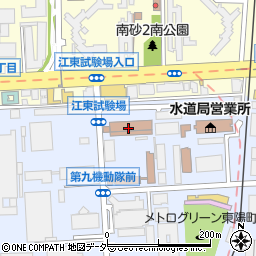 江東運転免許試験場周辺の地図