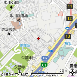 ヒルサイド赤坂デンタルクリニック周辺の地図