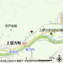 東京都八王子市上恩方町377周辺の地図
