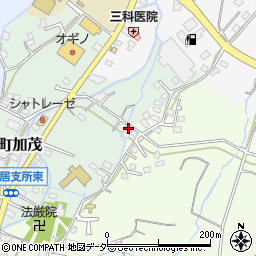 山梨県笛吹市春日居町加茂301周辺の地図