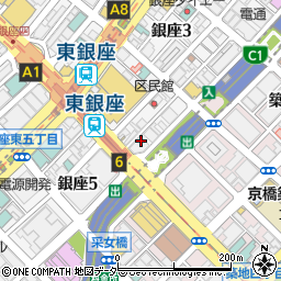 東京都中央区銀座4丁目14-11周辺の地図