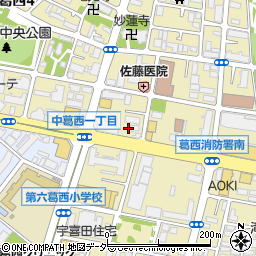 東京都江戸川区中葛西1丁目1-19周辺の地図