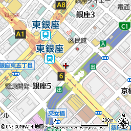 銀座リハビリテーションクリニック周辺の地図