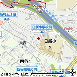 東京都府中市日新町5丁目35周辺の地図