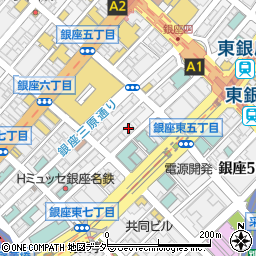 東京都中央区銀座6丁目13周辺の地図