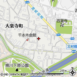 東京都八王子市大楽寺町594周辺の地図
