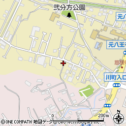 東京都八王子市弐分方町687-3周辺の地図