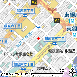 東京都中央区銀座6丁目13-6周辺の地図