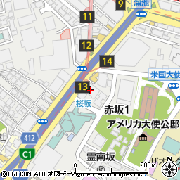 南赤坂クリニック周辺の地図