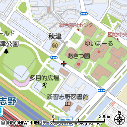 中央消防署秋津出張所周辺の地図