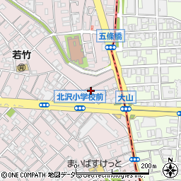 東京都世田谷区北沢5丁目2-10周辺の地図