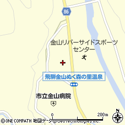 岐阜県下呂市金山町金山992周辺の地図