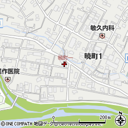 セブンイレブン八王子暁町１丁目店周辺の地図