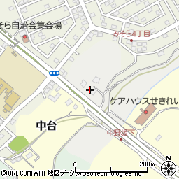 千葉県四街道市中野29周辺の地図
