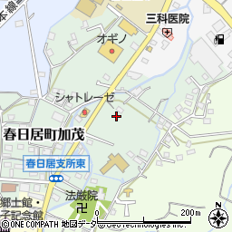 山梨県笛吹市春日居町加茂220周辺の地図