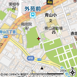 東京都港区南青山2丁目周辺の地図