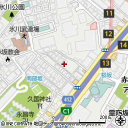 霊山観音赤坂別院周辺の地図