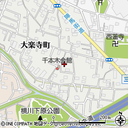 東京都八王子市大楽寺町599周辺の地図