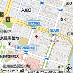 東京都中央区明石町2周辺の地図