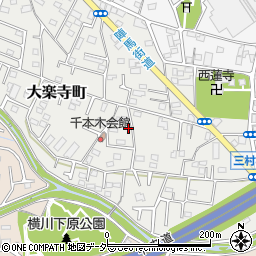 東京都八王子市大楽寺町601周辺の地図