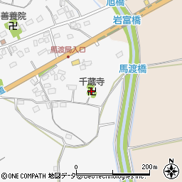 千蔵寺周辺の地図