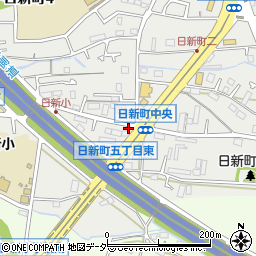 東京都府中市日新町5丁目4周辺の地図