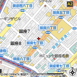 鉄板焼 銀明翠 GINZA周辺の地図