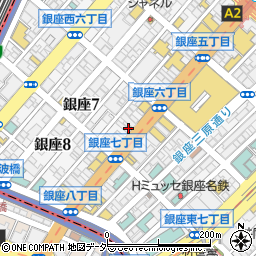 鉄板焼 銀明翠 GINZA周辺の地図