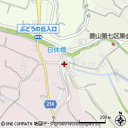 山梨県甲州市勝沼町菱山4926周辺の地図