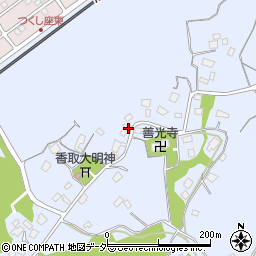 千葉県四街道市鹿渡457-2周辺の地図