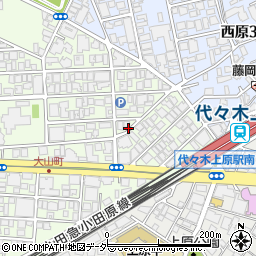 東京都渋谷区大山町44周辺の地図